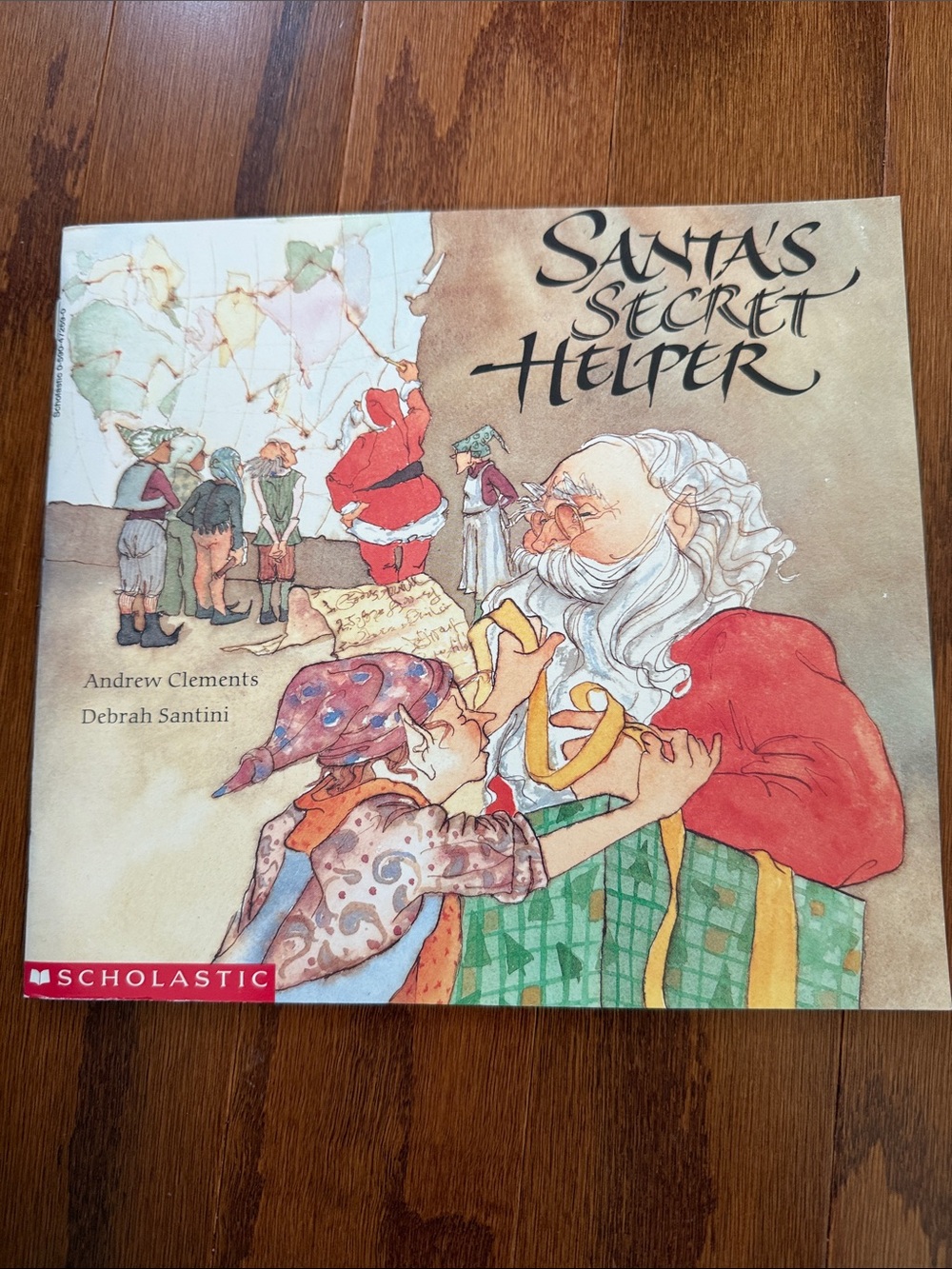 Santa’s Secret Helper Andrew Clements Vintage 1993 Scholastic Christmas Paperbac
